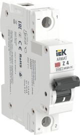 ARMAT Автоматический выключатель M06N-DC 1P Z 4А AR-M06N-1-Z004DC IEK