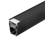 Профиль LINE-5075-U-HONEYCOMB-2000 BLACK (Arlight, Алюминий) 044885 Arlight