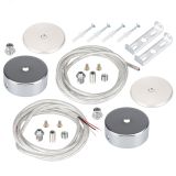 Подвес токопроводящий ARL-SL-ROUND-D70-360deg горизонтальный (провод 2x0.5) 037773 Arlight