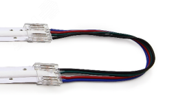 Разъем 5PIN с проводом для LED ленты COB RGBW 12 мм, лента - лента (1 шт) V4-R0-00.COB-RGBW.0003 Вартон