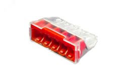 SDK 5p Клеммы на 5 проводников, 0,5-2,5 мм2 с     пастой Alu Paste Ideal красн. Tridonic ( 100      шт/уп) 2273-245 88167505 Промрукав