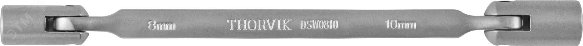 Ключ гаечный карданный, 8х10 мм 053543 Thorvik