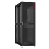 Шкаф серверный 48U 600х1200 передняя дверь: стекло IP41. задняя дверь: одностворчатая глухой металл IP51. боковые панели: без. цвет: черный RAL9005  NS 6248.9120 SYSMATRIX