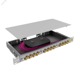 Кросс 19' PREMIUM. предсобр.1U. 16 портов ST/UPC. 50/125 мкм OM3 УТ000097561 NTSS