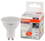 Лампа светодиодная LED 10 Вт GU10 4000К 800Лм спот 220 В (замена 75Вт) OSRAM 4058075581807 LEDVANCE
