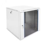 Шкаф телекоммуникационный настенный разборный 12U (600х650) дверь стекло ШРН-Э-12.650 ЦМО