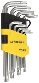 Набор торцевых шестигранных ключей 9 шт, 2743-H9 STAYER