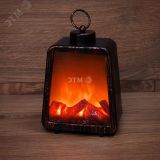 Камин светодиодный лофт USB с эффектом живого огня 17х10х24.5 см 511-034 Neon-Night