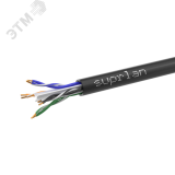Кабель SUPRLAN Six U/UTP Cat.6 4x2xAWG23 Cu PE Outdoor 305м 01-0314-1 SUPRLAN