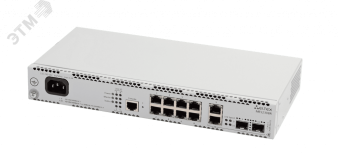 Коммутатор управляемый L3 8 портов 10/100/1000 Мб/с, 2хSFP, 220В AC 1000689315 ELTEX