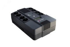 Источник бесперебойного питания Line-interactive 800 ВА/480 Вт, 8xSchuko, ЖК-дисплей, 2хUSB СБП ЕРМAК 220-220.0,8-32-ВН ЕРМАК