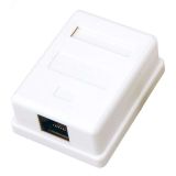 Розетка компьютерная 1 порт RJ-45 (8P8C) cat 5e внешняя, 03-0121 REXANT
