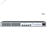 Коммутатор управляемый L2 24 порта RJ45/SFP 10 100 1000 Мб/с SNR-S2982G-24TE SNR