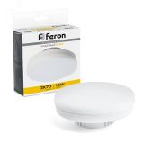 Лампа светодиодная LED 15вт GX70 теплый таблетка 48303 FERON