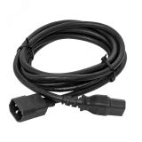 Кабель питания TERACOM для PDU C13 - C14 сеч. 3x1.5мм2 250В 10A длина 5.0 м TRC-PCA-C13-C14-5M EKF