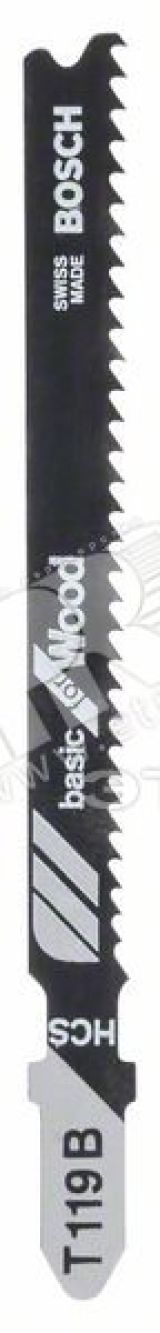 Пилка лобзиковая Т 119 B HCS 2608630037 BOSCH