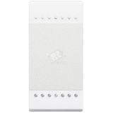 LivingLight Переключатель с автоматическими клеммами 1 модуль белый N4003A BTicino