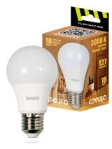Лампы светодиодные LED 18 Вт 1200 Лм 3000К  Е27 А60 (груша) теплая 230/50 ФАZA (10 штук в упаковке) 4895205038394 JazzWay