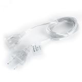 Сетевой шнур для гирлянд 5м IP20 прозрачный 41659 FERON