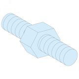 4 СТОЙКИ ДЛЯ РЕЕК М5, В = 9 ММ LVS03185 Schneider Electric