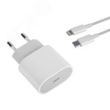 Зарядное устройство сетевое UPC-31 USB-C/PD20W, кабель lightning 83671 Defender