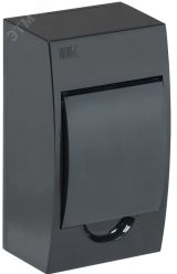 Корпус модульный пл. нав. ЩРН-П-4 черный IP41 MKP12-N-04-41-K02 IEK