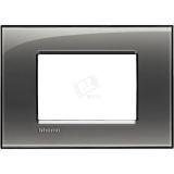 LivingLight Рамка прямоугольная 3 поста Лондонский туман LNA4803KF BTicino