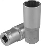 Головка торцевая глубокая 12-гранная 1/2''DR, 24 мм 049073 Jonnesway