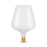 Лампа светодиодная филаментная LED 9 Вт 890 лм 4100К AC185-265В E27 V160 нейтральный матовая колба Black Filament Gauss 1016802209 GAUSS
