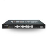 Коммутатор управляемый L2 28 портов, 24хRJ45 100/1000 Мб/с, 4хSFP+ 1/10 Гб/с VA1900-24T-4X Вектор Технологии