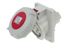 Розетка встраиваемая наклонная 32A/400V/3P+E/IP67, фланец 92x100 00-00032517 INPIN
