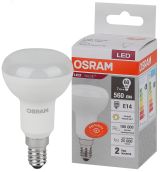 Лампа светодиодная LED 7 Вт E14 3000К 560Лм гриб 220 В (замена 60Вт) OSRAM 4058075581661 LEDVANCE