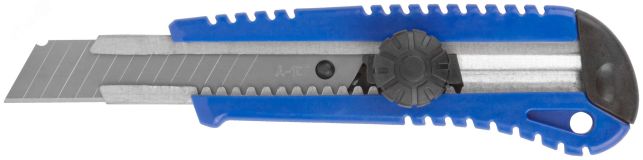 Нож технический пластиковый 18 мм, вращающийся прижим 10196М MOS