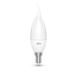 Лампа светодиодная LED 5.5 Вт 400 лм 3000К AC180-240В E14 свеча теплая  Basic Gauss 1034116 GAUSS