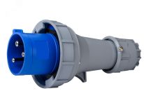 Вилка переносная 2Р+РЕ 63А 220В IP67 ВП-103 26108DEK Dekraft