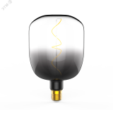 Лампа светодиодная филаментная LED 5 Вт 200 лм 1800К AC185-265В E27 V140 теплая темная колба Black Filament 1008802105 GAUSS