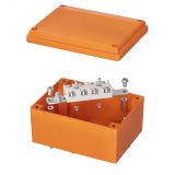 Коробка пластиковая FS с гладкими стенками и клеммниками IP56 150х110х70мм 4р 450V 32A 10мм.кв нержавеющий контакт FSK20410 DKC