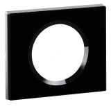 Рамка, однопостовая, черное стекло 069301 Legrand