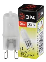 Лампа галогенная G9-JCD-40-230V-FR (галоген, капсула мат., 40Вт, нейтр, G9) C0027368 ЭРА