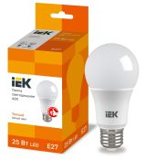 Лампа светодиодная A80 груша 25Вт 230В 3000К E27 IEK LLE-A80-25-230-30-E27 IEK