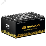 Элемент питания LR03 (AAА) DAEWOO Power Alkaline,  упаковка 24 шт. 4895205042117 JazzWay