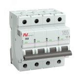 Выключатель автоматический AV-10 4P 63A (C) 10кА AVERES mcb10-4-63C-av EKF
