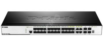 Коммутатор управляемый L2 20 портов 100/1000 Мб/с, 4хSFP+ 92457 D-Link