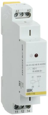 Реле промежуточное OIR 1 конт (16А). 48 В AC/DC OIR-116-ACDC48V ONI