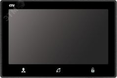 Монитор домофона цветной с 7'' дисплеем и сенсорным управлением ''Easy buttons'' CTV-M2703 B (чёрный) CTV