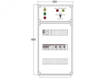 Щит управления электрообогревом HS 3x1700 D330 (в комплекте с терморегулятором и датчиком температуры) DBS111 DEVIbox