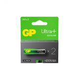 Батарейка алкалиновая c технологией G-tech GP Ultra Plus Alkaline 15А AА - 2 шт. на блистере 1198 GP