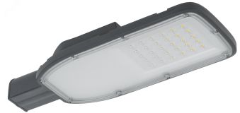 Светильник LED консольный уличный ДКУ 1004-50Ш 3000К IP65 серый LDKU1-1004-050-3000-K03 IEK