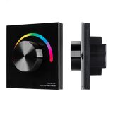 Панель SMART-P8-RGB-G-IN Black (12-24V, 3x4A, Rotary, 2.4G) (, IP20 Пластик, 5 лет) 033763 Arlight