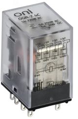 Реле общего назначения OGR-2 4C 220В AC OGR-2-4C-AC220V ONI